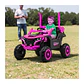 Auto Batería Eléctrico Infantil 12V Control Buggy Rosado  - Miniatura 5