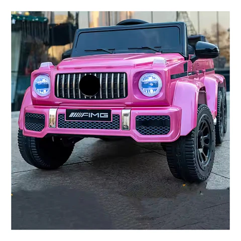Auto Batería Jeep Eléctrico Infantil 12V Control Blaze Rosa 