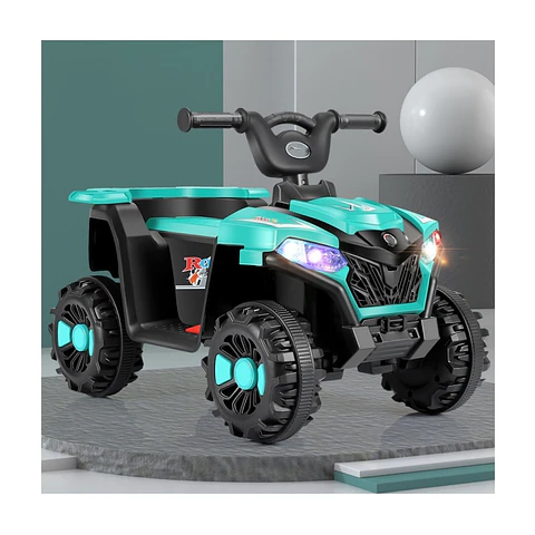 Moto Batería Eléctrico Infantil Explor Turquesa Juguete 