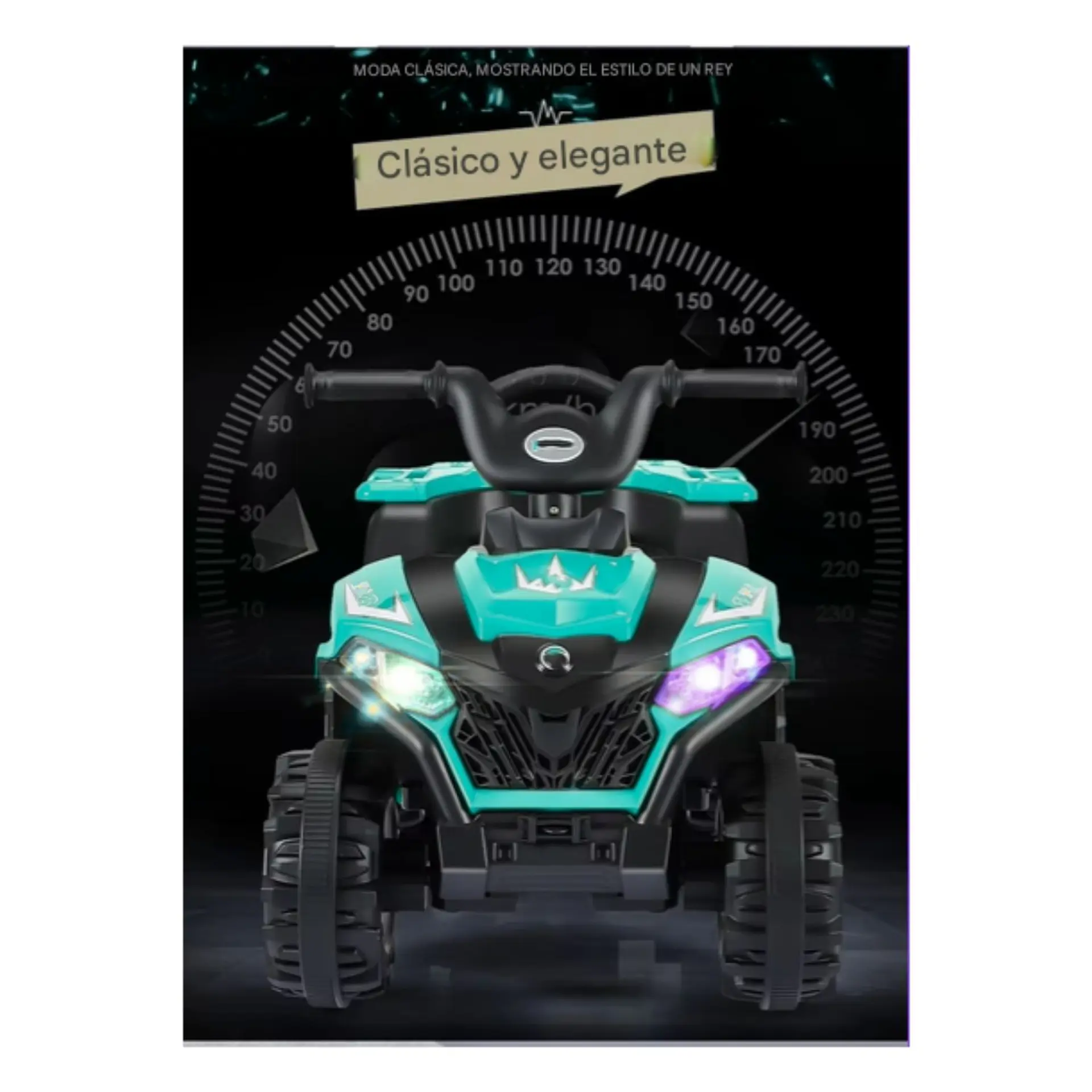 Moto Batería Eléctrico Infantil Explor Turquesa Juguete  5