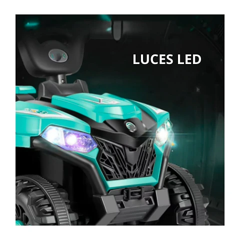 Moto Batería Eléctrico Infantil Explor Turquesa Juguete 