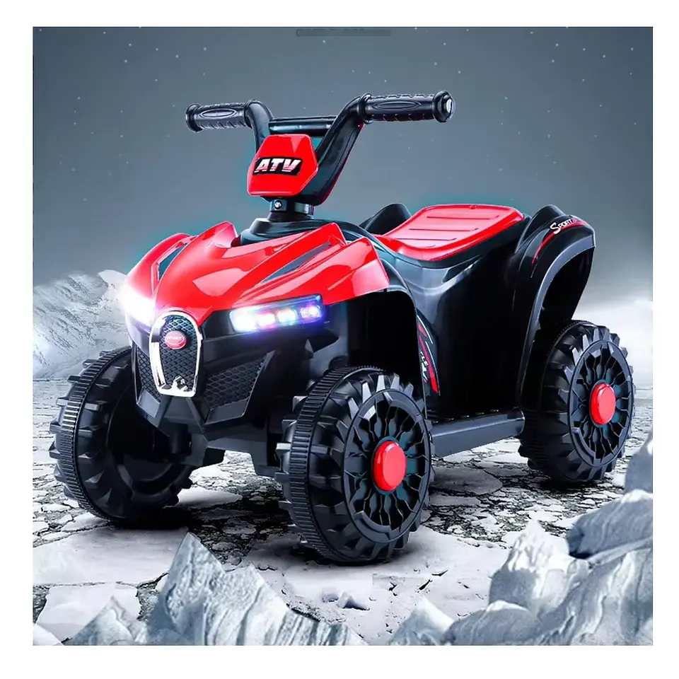 Moto Batería Eléctrico Infantil Terra Roja Juguete  1