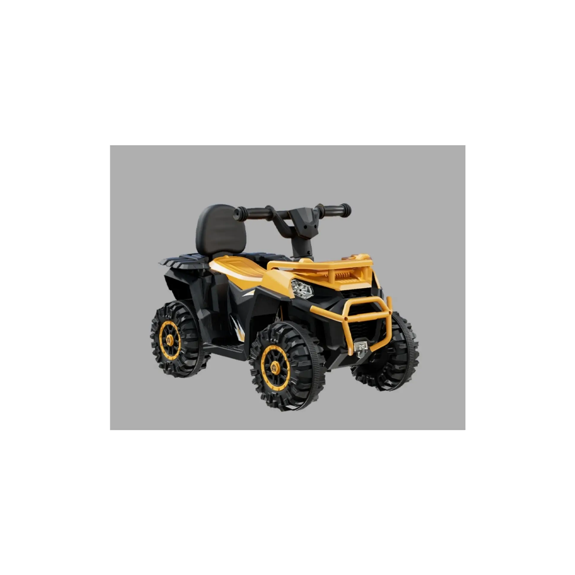 Moto Batería Eléctrico Infantil Thunder Amarilla Juguete  6