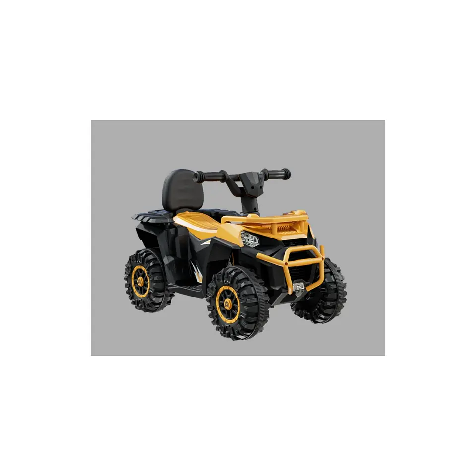 Moto Batería Eléctrico Infantil Thunder Amarilla Juguete  6