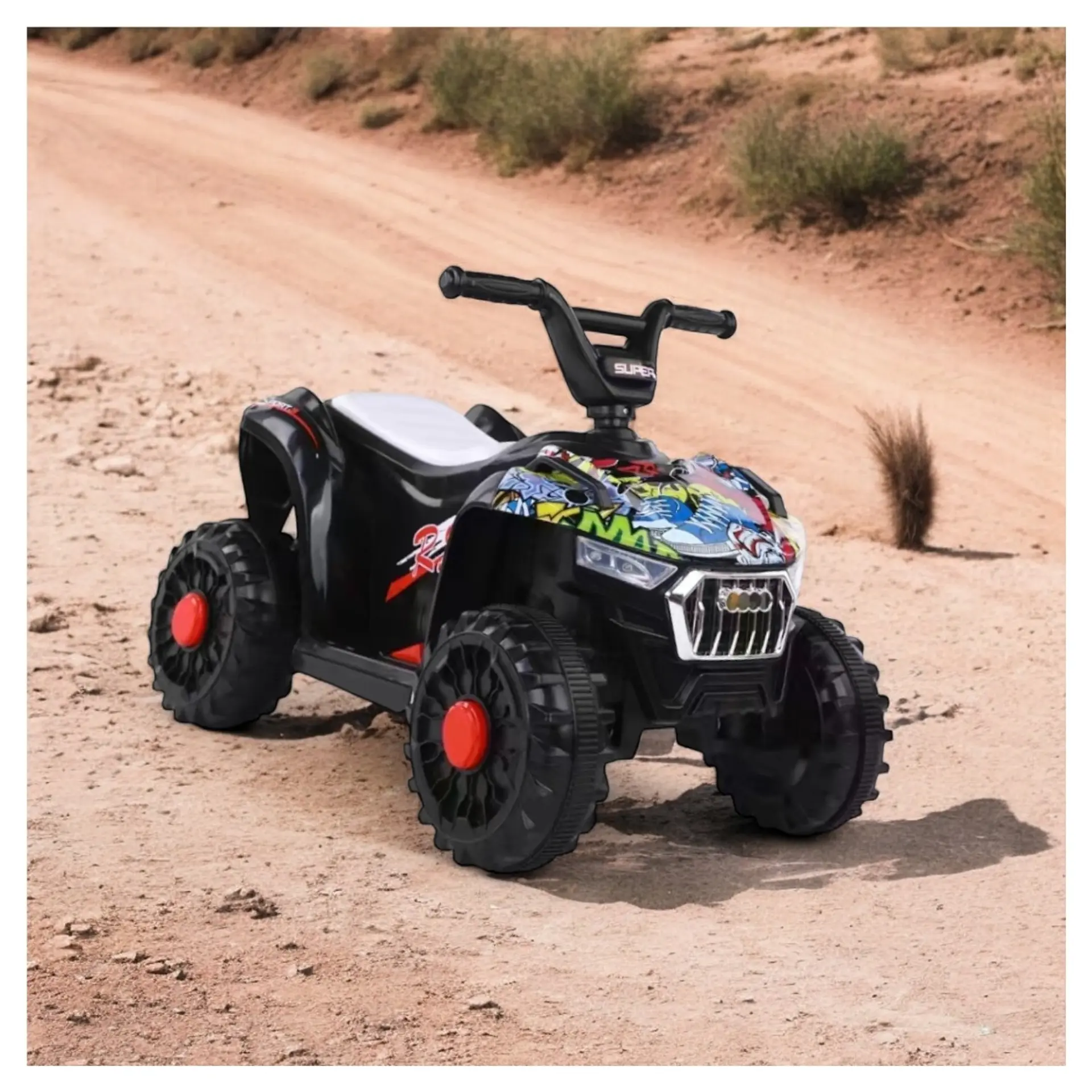 Moto Batería Eléctrico Infantil Atlas Diseño Juguete  6