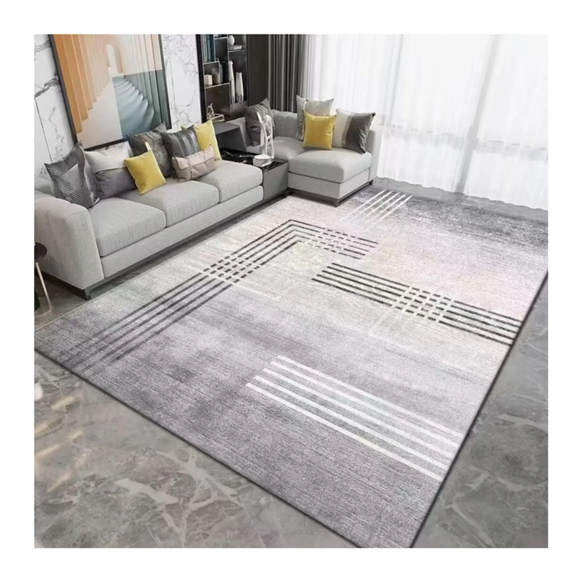 Alfombra Living Estampada 120X160 cm Sezze 1
