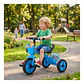 Triciclo Infantil Bici Con Canasto Azul - Miniatura 2