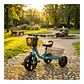 Triciclo Infantil Bici Canasto Metalico  Azul - Miniatura 1