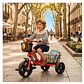 Triciclo Infantil Bici Canasto Metalico  Rojo - Miniatura 2