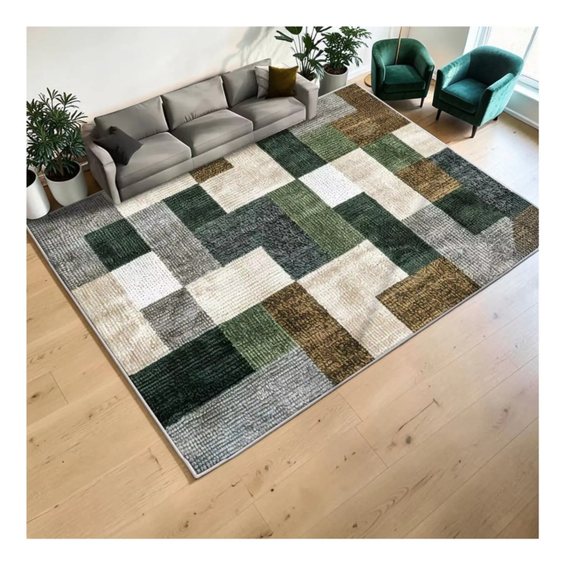 Alfombra Living Grande Estampada 150X200 cm Galata 3