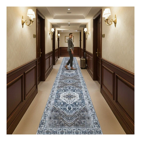 Alfombra Pasillo Estampada 60x260 cm Bacoli