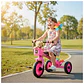 Triciclo Infantil Bici Con Canasto Rosado - Miniatura 2