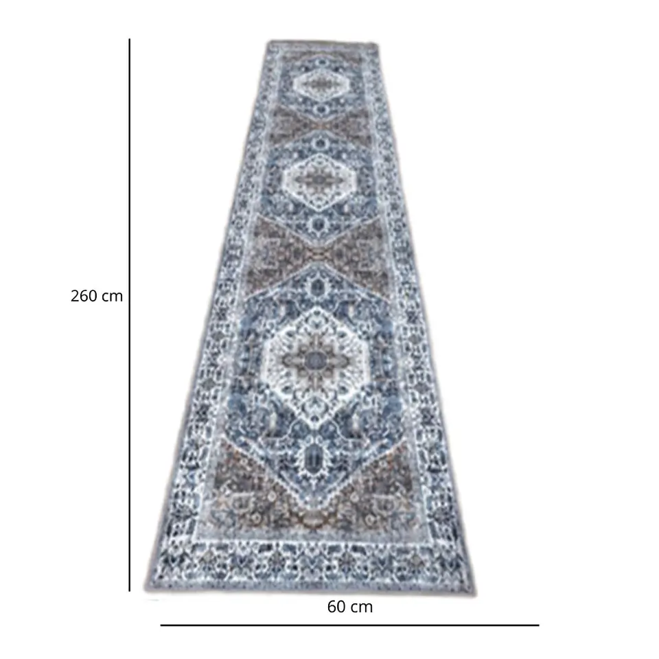 Alfombra Pasillo Estampada 60x260 cm Bacoli 2