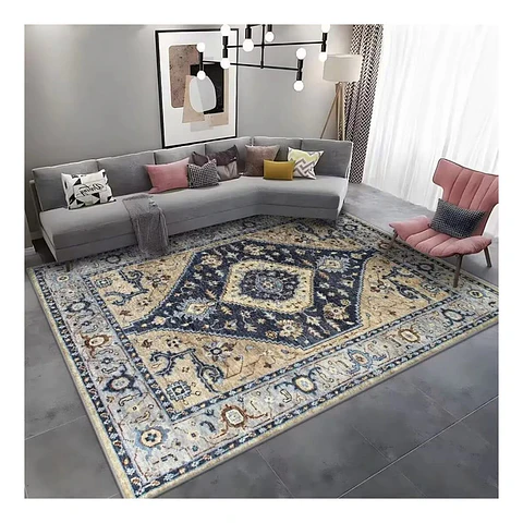 Alfombra Living Grande Estampada 150X200 cm Yuman