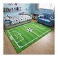 Alfombra Infantil Estampada 80x120 cm Cancha Fútbol - Miniatura 3