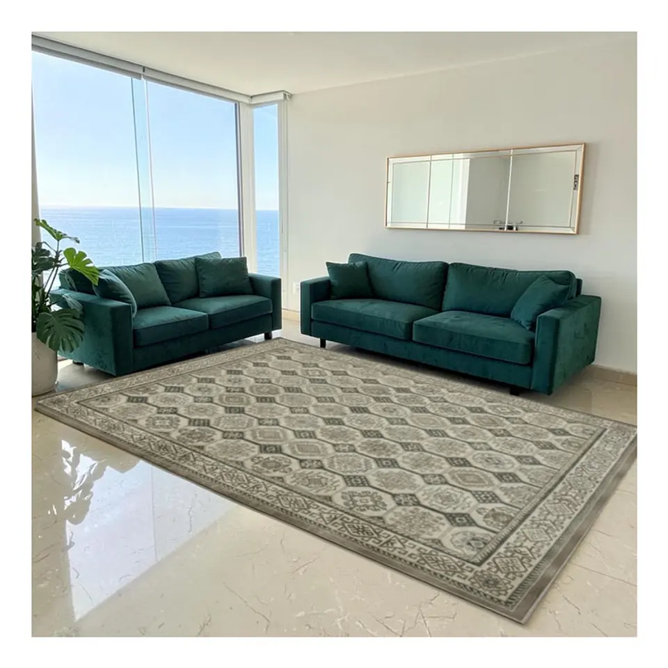 Alfombra Living Grande Estampada 150X200 cm Corum 1