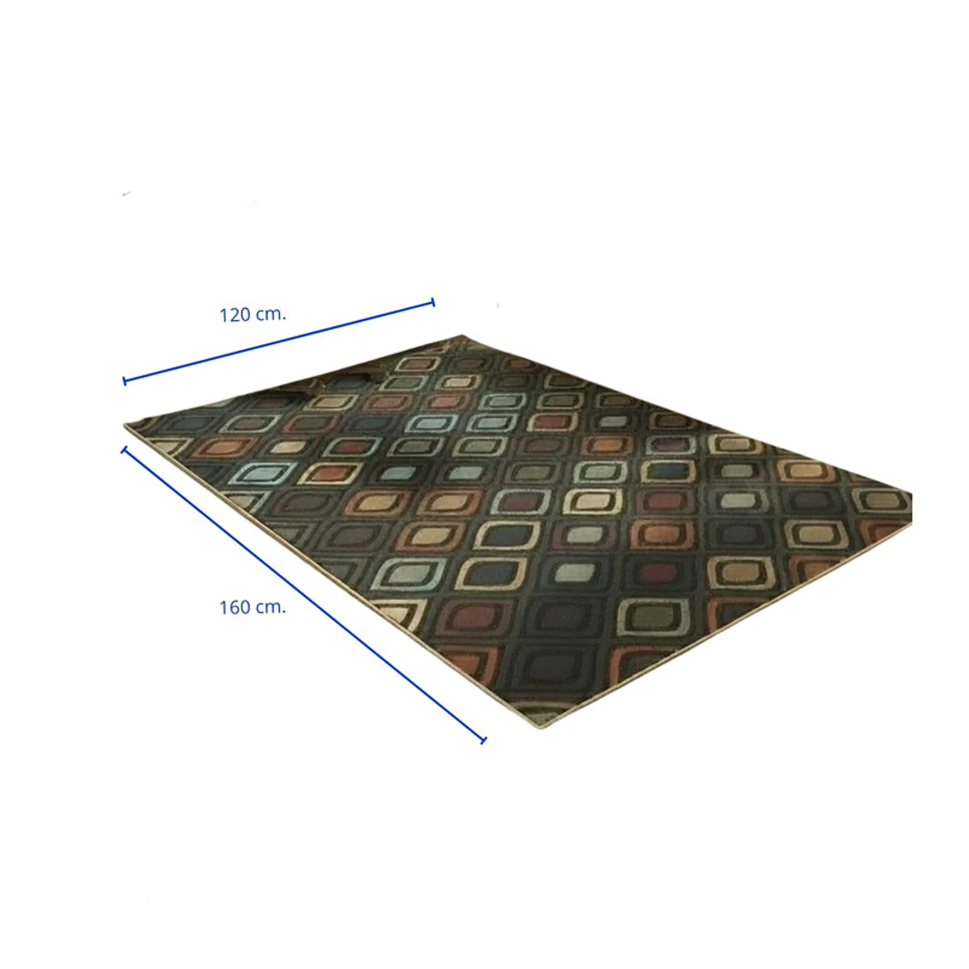 Alfombra Living Estampada 120X160 cm Praiano 2