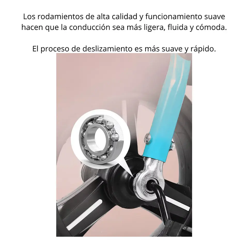 Triciclo Infantil Bici Canasto Metalico  Azul 6