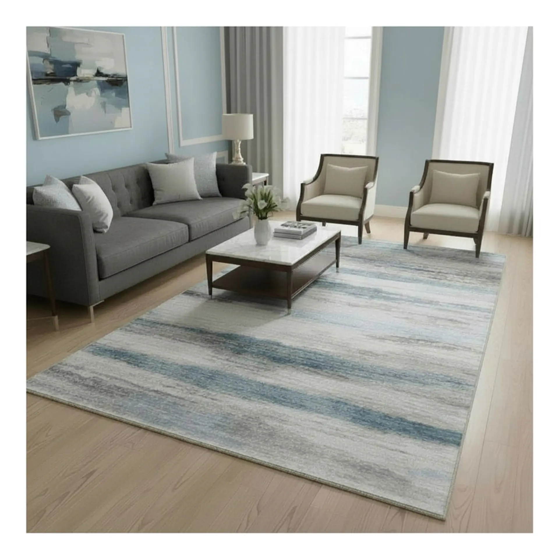 Alfombra Living Estampada 120X160 cm Manarola 3