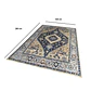Alfombra Living Grande Estampada 150X200 cm Yuman - Miniatura 3