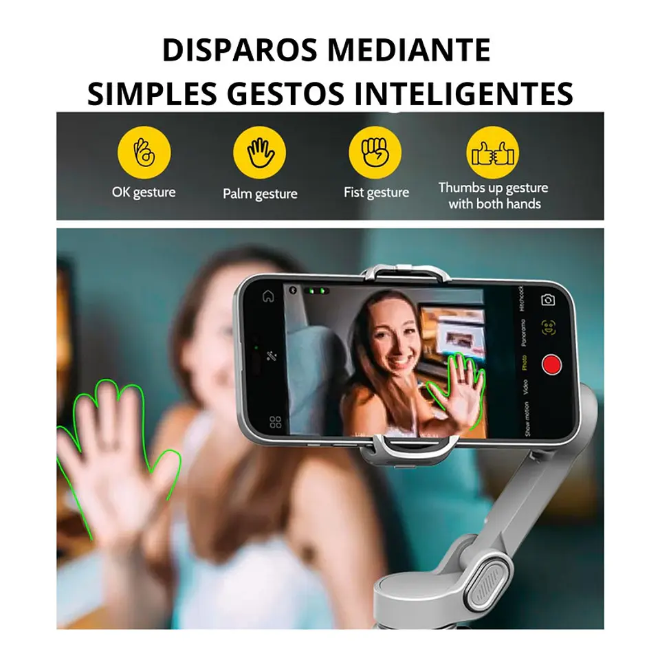 Estabilizador Celular Gimbal 3 Ejes Seguimiento AI 7