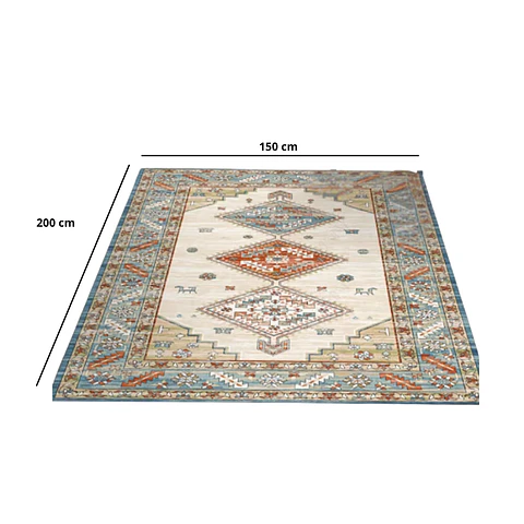 Alfombra Living Grande Estampada 150X200 cm Aydin