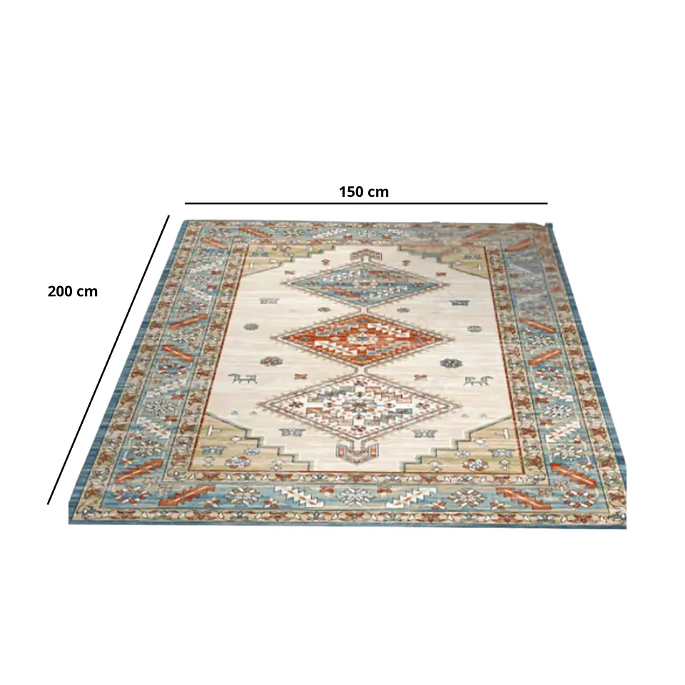 Alfombra Living Grande Estampada 150X200 cm Aydin 2