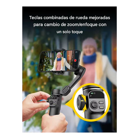 Estabilizador Celular Gimbal 3 Ejes Seguimiento AI