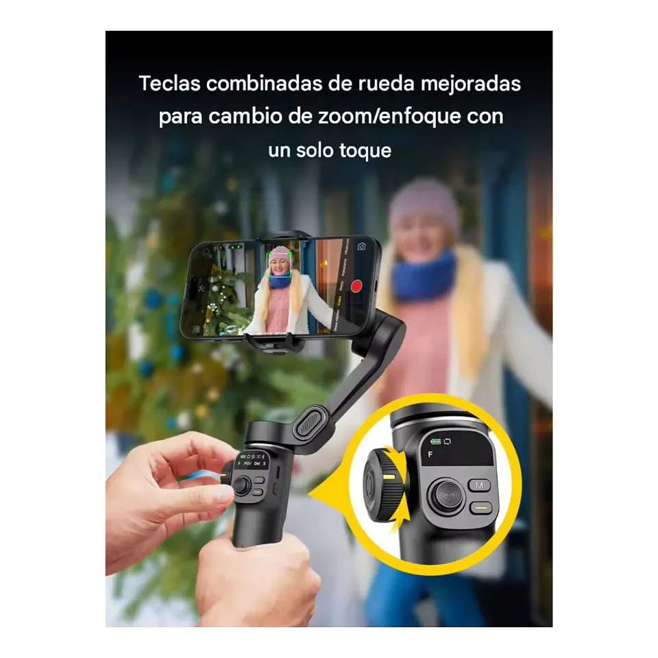 Estabilizador Celular Gimbal 3 Ejes Seguimiento AI 2