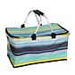 Bolso Termico Plegable Rayas Azul Cooler Canasta Picnic - Miniatura 3