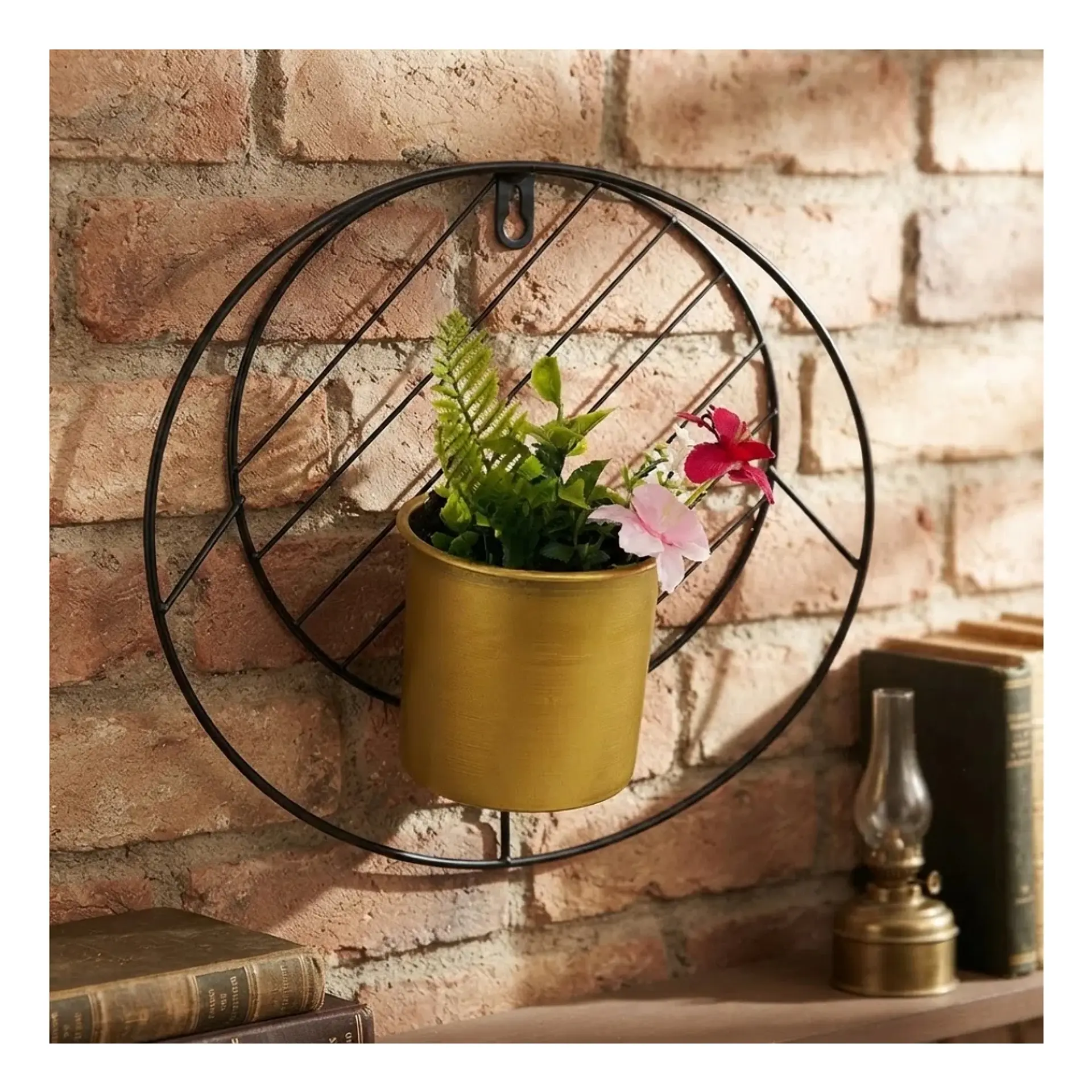 Repisa Flotante Porta Macetero Porta Vela Deco 24cm Circulo 1