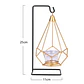 Porta Vela Candelabro Columpio Metálico Decorativo - Miniatura 4