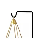 Porta Vela Candelabro Columpio Metálico Decorativo - Miniatura 6