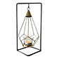Porta Vela Candelabro Columpio Metálico Decorativo - Miniatura 2