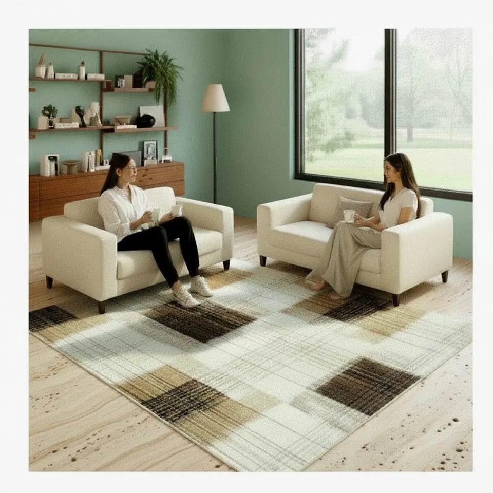 Alfombra Living Estampada 120X160 cm Piccola 2