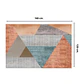 Alfombra Living Estampada 120X160 cm Crotone - Miniatura 3