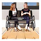 Banca Mecedora Terraza 2 Personas Sillon Exterior - Miniatura 2