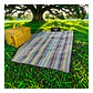 Manta Picnic Impermeable 150 x 180 Lineas Turquesa - Miniatura 2