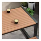 Juego Terraza Comedor Mesa + 2 Bancas - Miniatura 2