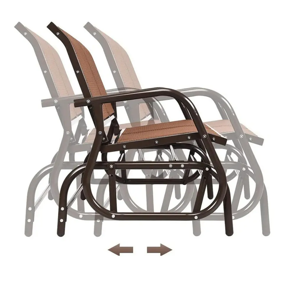 Banca Mecedora Terraza 2 Personas Sillon Exterior 4