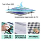 Manta Picnic Impermeable 150 x 180 Lineas Turquesa - Miniatura 5