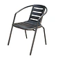 Set 2 Sillas Terraza Con Brazos Jardin Exterior Patio Cafe - Miniatura 1