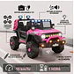 Auto Batería Jeep Eléctrico Infantil 12V Control Blaze Rosa  - Miniatura 7