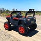 Auto Batería Jeep Eléctrico Infantil 12V Control Trail Rojo  - Miniatura 4