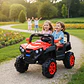 Auto Batería Jeep Eléctrico Infantil 12V Control Trail Rojo  - Miniatura 3