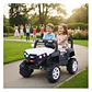 Auto Batería Jeep Eléctrico Infantil 12V Control Trail Blanco  - Miniatura 1