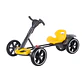 Auto Batería Go Kart Eléctrico Infantil Drift Amarillo - Miniatura 3