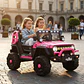 Auto Batería Jeep Eléctrico Infantil 12V Control Blaze Rosa  - Miniatura 2