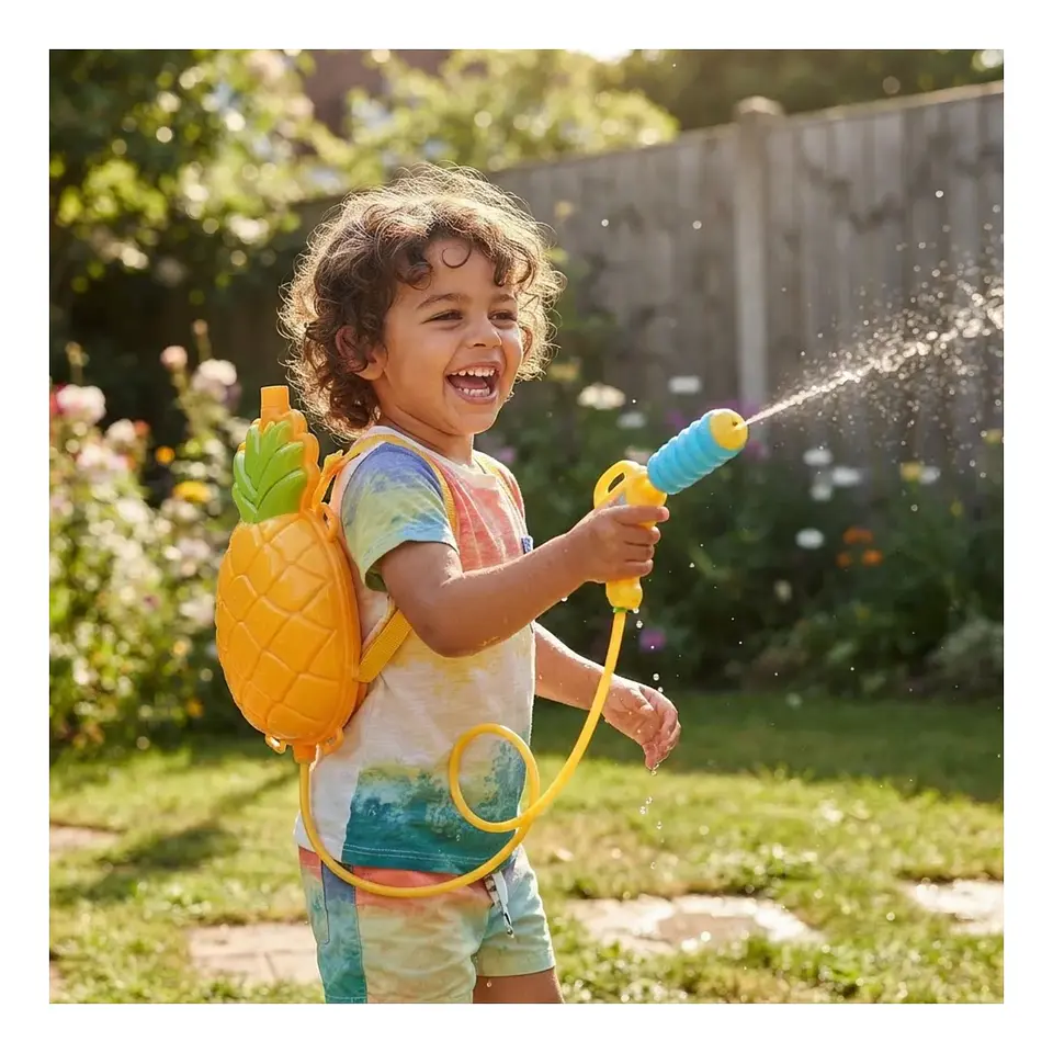 Pistola Agua Con Mochila Piña 3