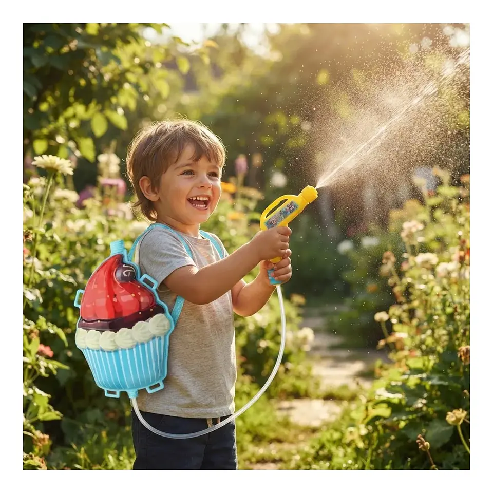 Pistola Agua Con Mochila Helado 2